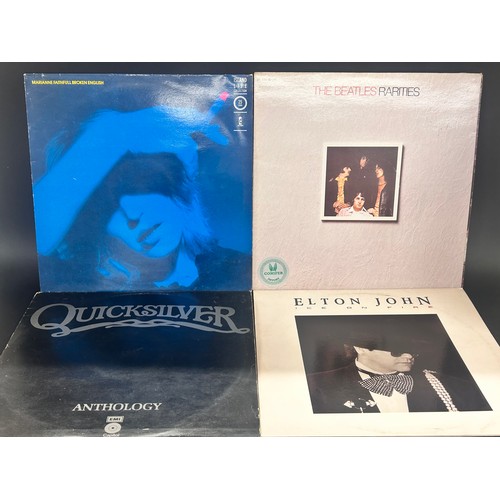 2116 - A collection of vinyl LP records to include The Proclaimers, Elton John, Prefab Sprout, The Beatles,... 