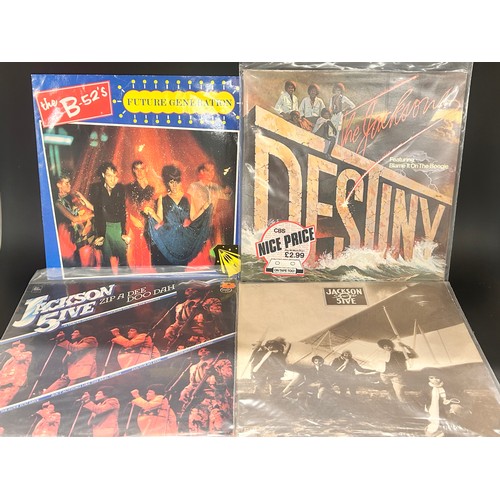 2121 - Thirty-six vinyl LP records, four 12