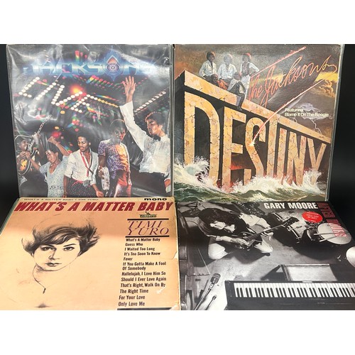 2121 - Thirty-six vinyl LP records, four 12