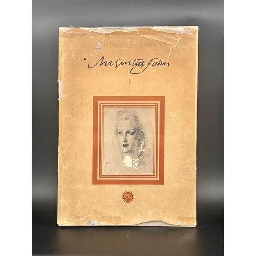 2123 - A large Augustus John 1957 vintage art book, '52 Drawings'