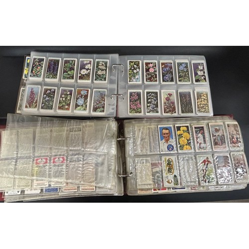 2155 - A large collection of cigarette and tea cards, loose and in albums