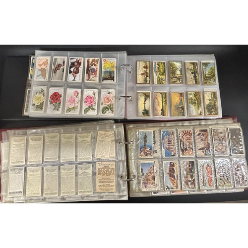 2155 - A large collection of cigarette and tea cards, loose and in albums