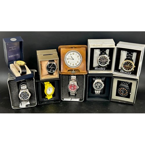 2148 - A collection of watches, boxed, to include Henley, Sekonda, Sabre, etc.