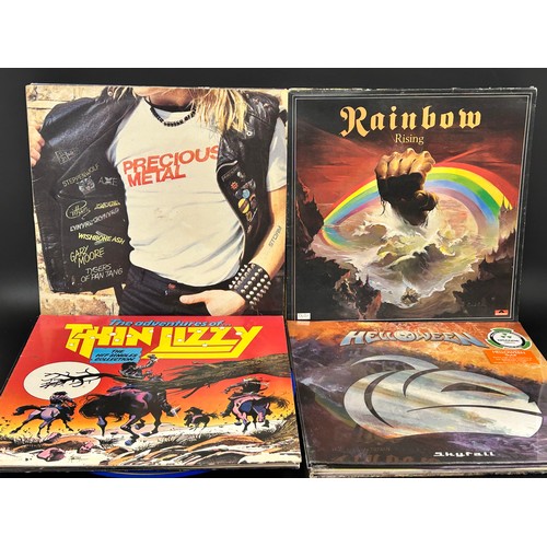 2147 - Fifteen rock and heavy metal vinyl LPs / 12