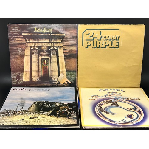 2147 - Fifteen rock and heavy metal vinyl LPs / 12