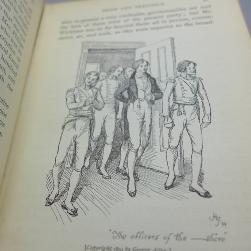2022 - One volume, Pride and Prejudice, Jane Austen, illustrated by Hugh Thomson
