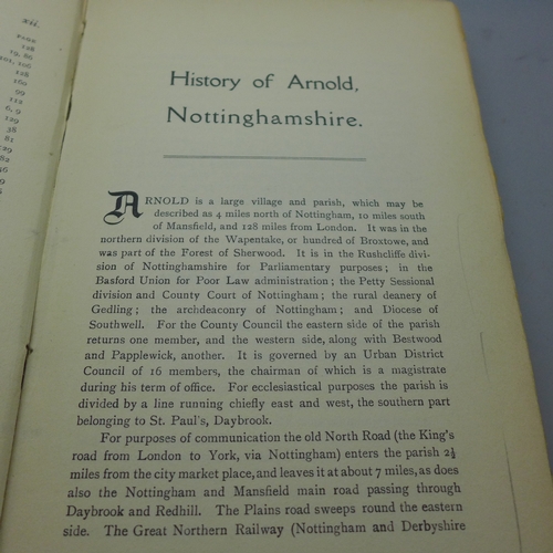 2058 - Two volumes, The History of Retford in the County of Nottingham comprising its Ancient, Progressive ... 