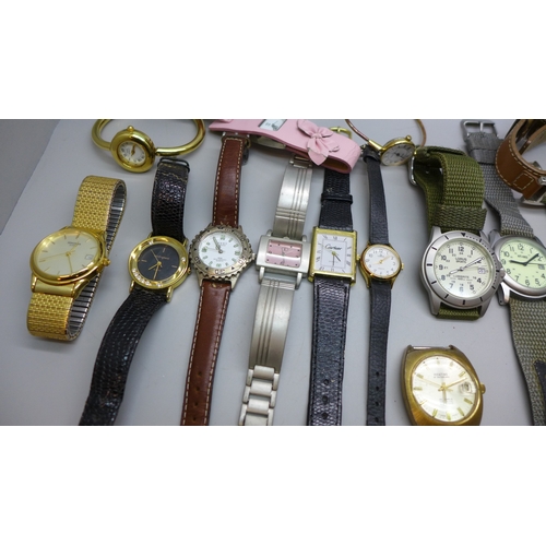 2241 - A collection of lady's and gentleman's wristwatches