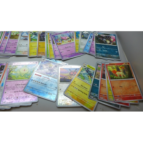 2257 - 250 all Holographic Pokémon cards from series including Scarlet and Violet, includes Rares