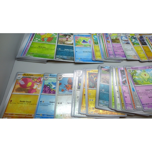 2257 - 250 all Holographic Pokémon cards from series including Scarlet and Violet, includes Rares