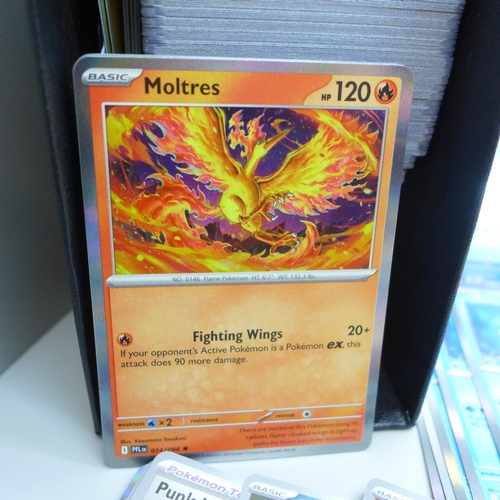2260 - A large collection of over 650 Phantasmal Flames Pokémon cards in a collectors box, includes Hologra... 