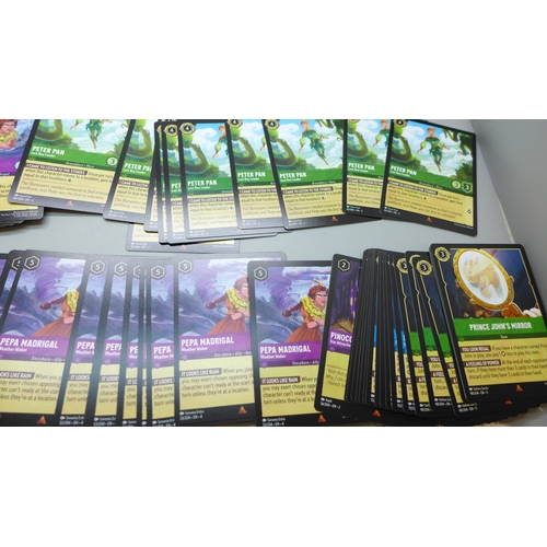 2261 - A large collection of over 500 all Rare Disney Lorcana trading cards
