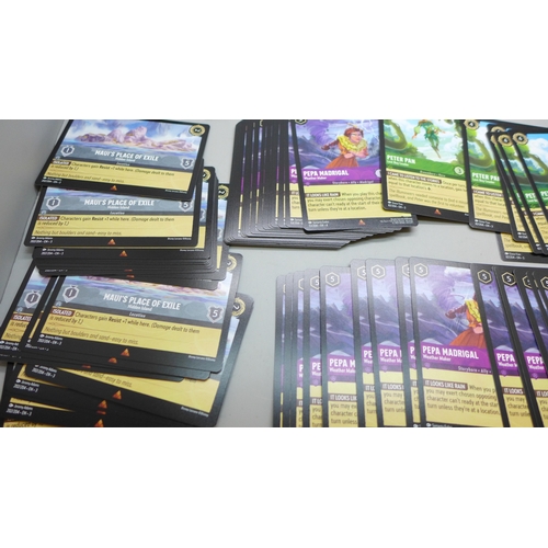 2261 - A large collection of over 500 all Rare Disney Lorcana trading cards