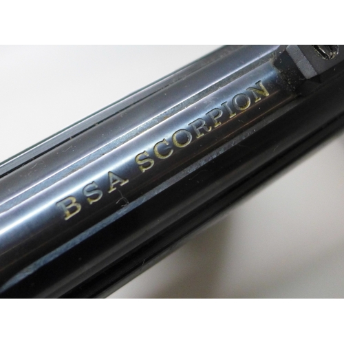 2268 - A BSA Scorpion .177 calibrate target shooting air pistol *Buyer must be 18 years or over* *Not for P... 