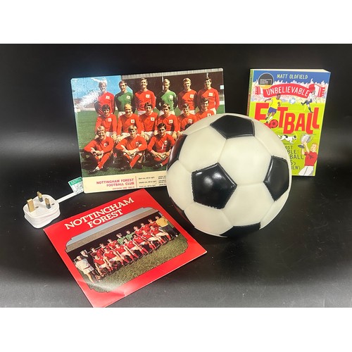 2133 - A collection of football books, etc.