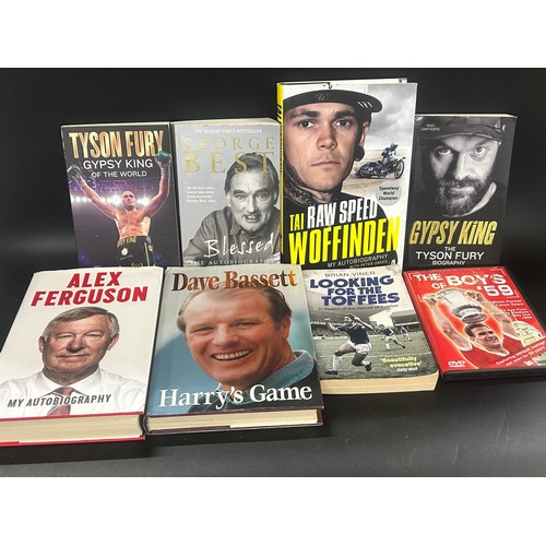 2133 - A collection of football books, etc.