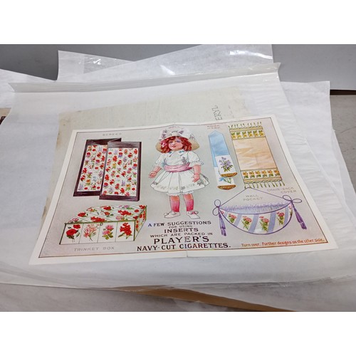 2175B - A collection of nineteen large silk pictures including a portrait marked Beryl, also marked Forman, ... 