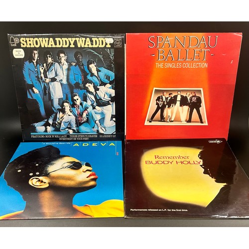 2172 - Fifteen vinyl LP records including Culture Club, Abba, Buddy Holly, Chuck Berry, Albatros, Sandie Sh... 