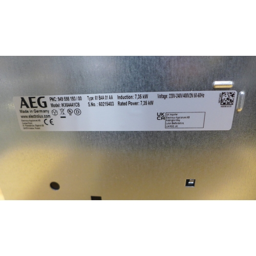 6100 - An AEG 5000 4 zone induction hob (628-198) *This lot is subject to VAT
