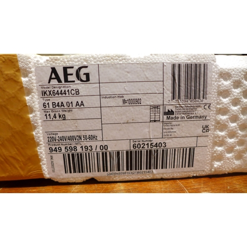 6100 - An AEG 5000 4 zone induction hob (628-198) *This lot is subject to VAT