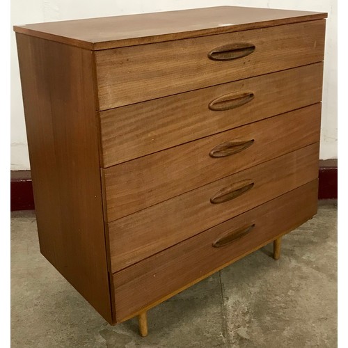 19E - A Jentique teak chest of drawers