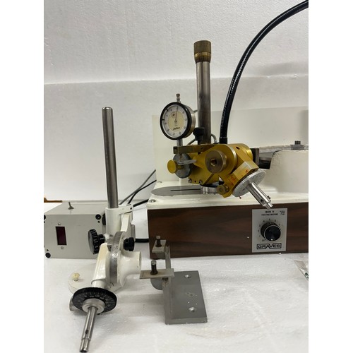 2201 - A Graves Mark 4 Faceting machine, left-handed, fitted with early Facetron head and digital display, ... 