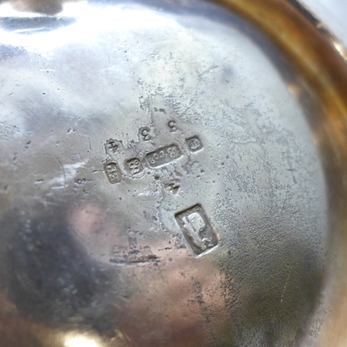 2011 - A c1900 three piece silver plated tea service