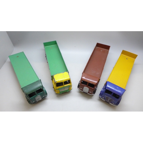 2034 - Four Dinky Supertoys model lorries, Leyland Octopus and 3x Foden
