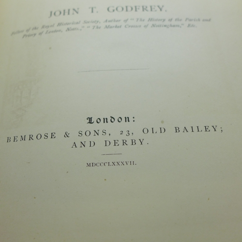 2059 - A collection of Nottinghamshire and church related books including The Churches and Monasteries of t... 