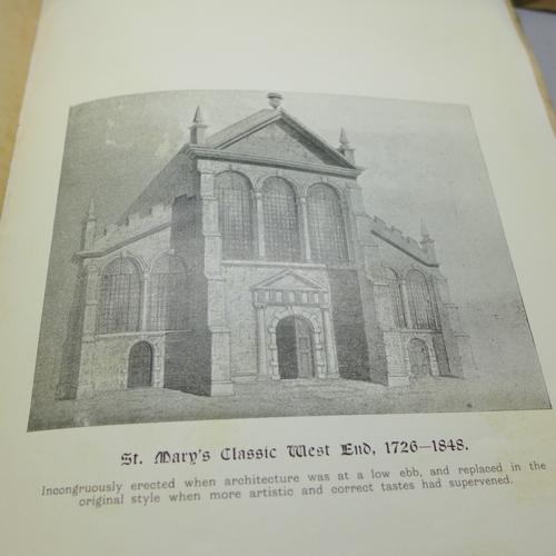 2059 - A collection of Nottinghamshire and church related books including The Churches and Monasteries of t... 