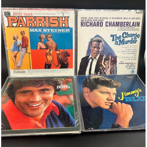 8504 - Large collection of assorted vinyl LP records to include Liza Minnelli, Barbara Windsor, David Soul,... 
