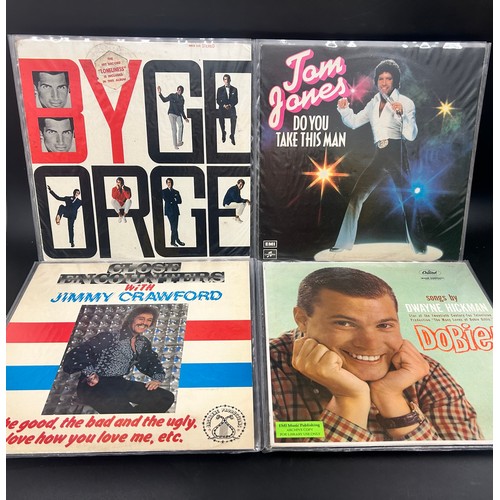 8504 - Large collection of assorted vinyl LP records to include Liza Minnelli, Barbara Windsor, David Soul,... 