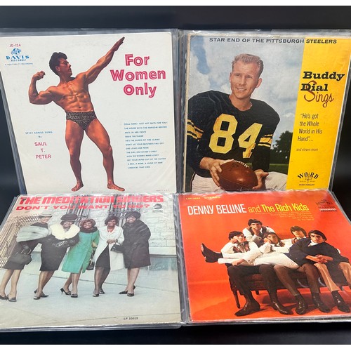 8504 - Large collection of assorted vinyl LP records to include Liza Minnelli, Barbara Windsor, David Soul,... 