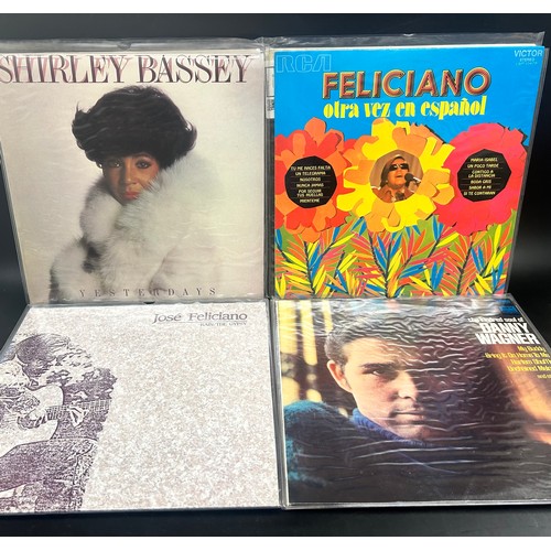 8504 - Large collection of assorted vinyl LP records to include Liza Minnelli, Barbara Windsor, David Soul,... 