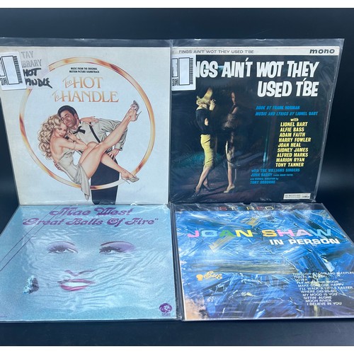 8504 - Large collection of assorted vinyl LP records to include Liza Minnelli, Barbara Windsor, David Soul,... 