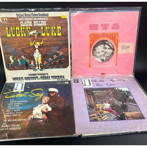 8504 - Large collection of assorted vinyl LP records to include Liza Minnelli, Barbara Windsor, David Soul,... 