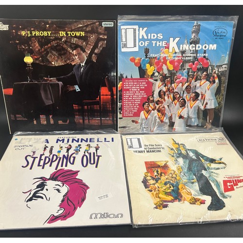 8504 - Large collection of assorted vinyl LP records to include Liza Minnelli, Barbara Windsor, David Soul,... 