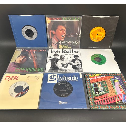8505 - Collection of vinyl 45rpm singles to include Johnny Rivers, Paul Petersen, Tony Martin, R. Dean Tayl... 