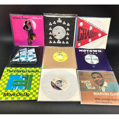 8505 - Collection of vinyl 45rpm singles to include Johnny Rivers, Paul Petersen, Tony Martin, R. Dean Tayl... 