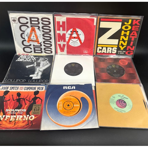 8505 - Collection of vinyl 45rpm singles to include Johnny Rivers, Paul Petersen, Tony Martin, R. Dean Tayl... 