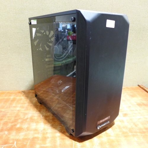An Alphasync gaming PC tower case - unchecked * This lot is subject to VAT