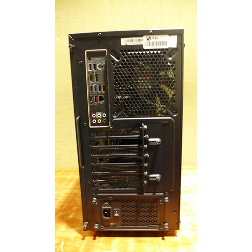 An Alphasync gaming PC tower case - unchecked * This lot is subject to VAT