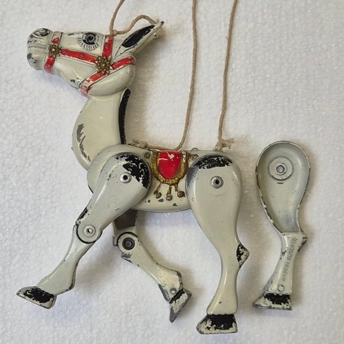 A 1950's metal Muffin the Mule puppet