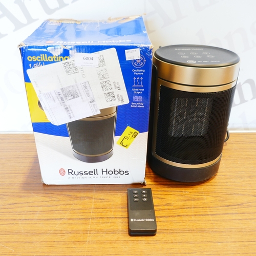 6004 - A Russell Hobbs fan heater with remote (SP16240392-4) *This lot is subject to VAT