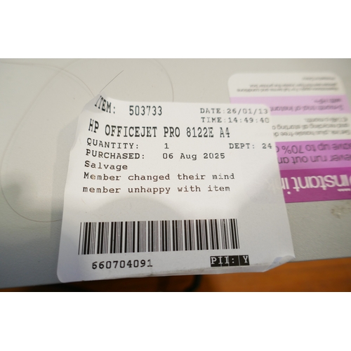 6019 - A HP Officejet Pro printer 8122E (381-330) *This lot is subject to VAT