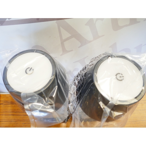 6024 - Two Mikasa touch LED lamps, (381-381) *This lot is subject to VAT