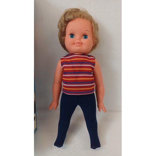 A Palitoy Tippy Tumbles doll, with original box