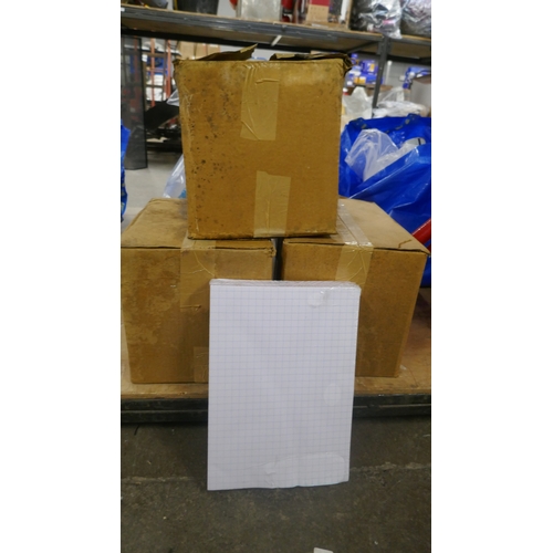 Three boxes of A4 un-punched paper - five reams of paper per box