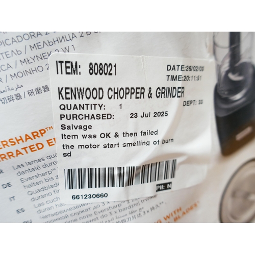 6061 - A Kenwood chopper & grinder, (382-88) *This lot is subject to VAT