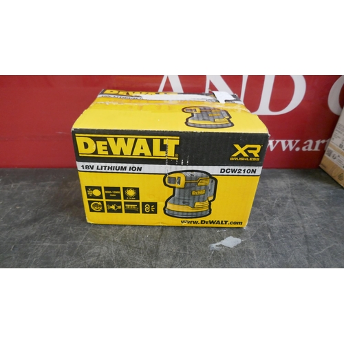 5050 - A DeWalt DCW210N XR brushless 18V Li-ion cordless palm sander, an Erbauer ERI1093IPD brushless compa... 